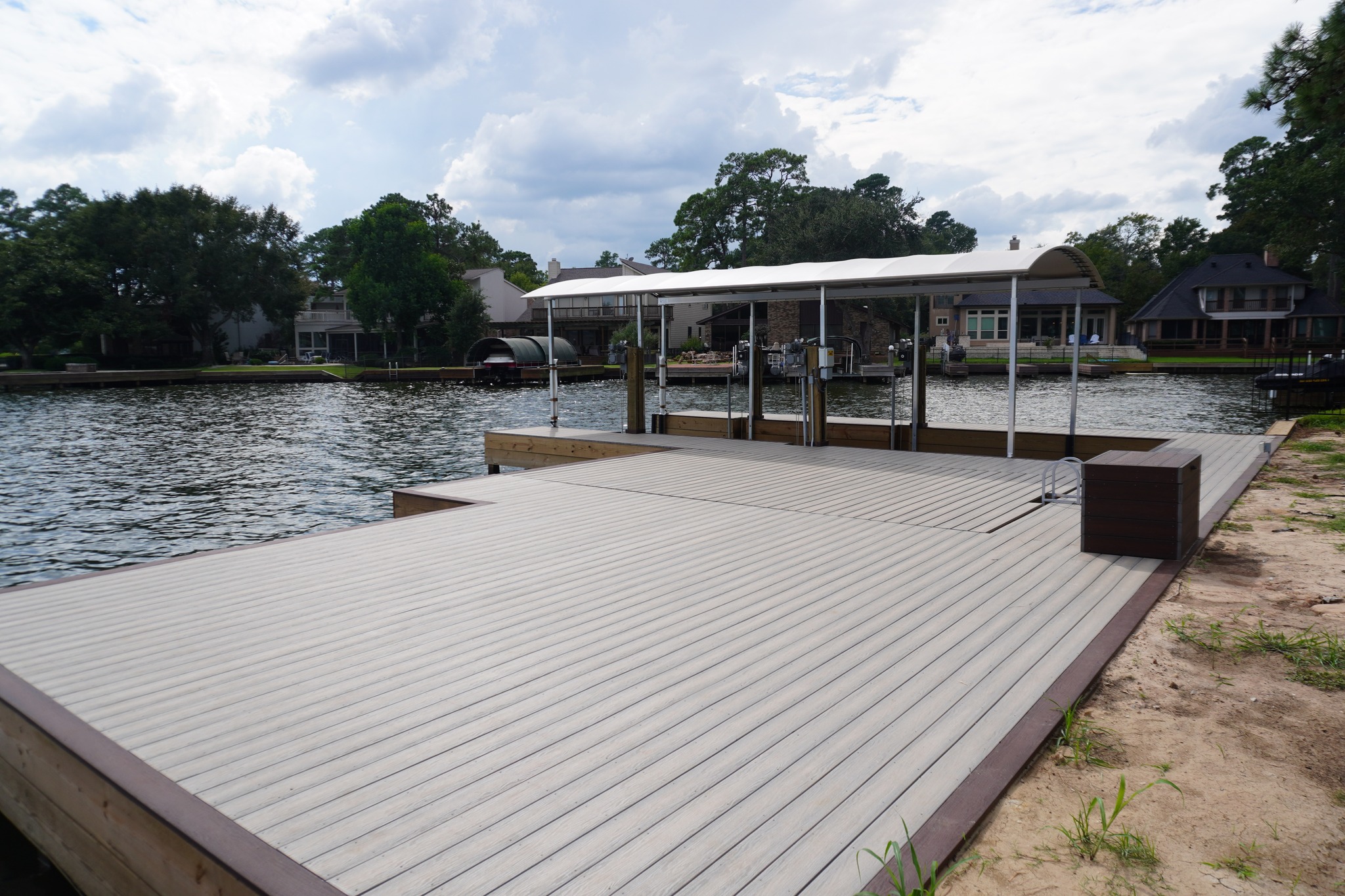 Composite dock decking