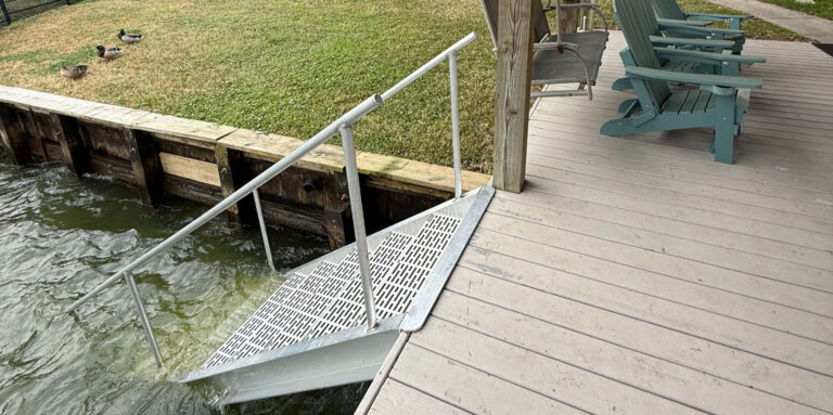 Existing Dock Jet Ski Lift Lake Conroe