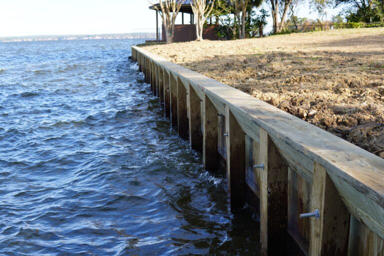 Wood Bulkhead Tieback Hardware Lake Conroe